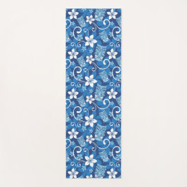 LUAU TIKI PATTERN (HELLBLAU) YOGAMATTE