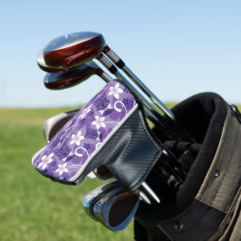 LUAU TIKI PATTERN (LILA) GOLF HEADCOVER