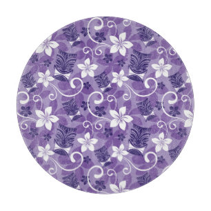 LUAU TIKI PATTERN (LILA) SCHNEIDEBRETT