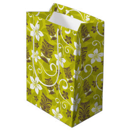 LUAU TIKI PATTERN MITTLERE GESCHENKTÜTE