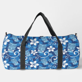LUAU TIKI PATTTERN (HELLBLAU) DUFFLE BAG