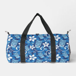 LUAU TIKI PATTTERN (HELLBLAU) DUFFLE BAG