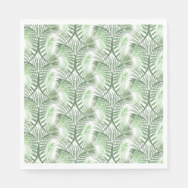 Luau Tropical Palm Blätter Serviette