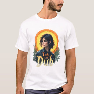 Lub Dub Herzkrankenschwester Boho-Geschenkkunst T-Shirt