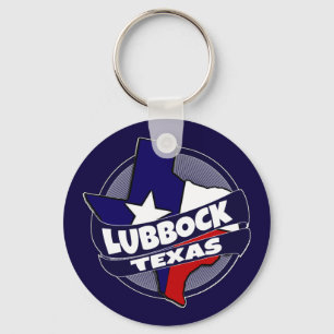 Lubbock Texas Fahne platzen Schlüsselanhänger