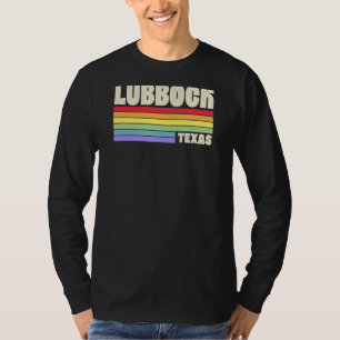 Lubbock Texas Pride Rainbow Flag Gay Pride Merch Q T-Shirt