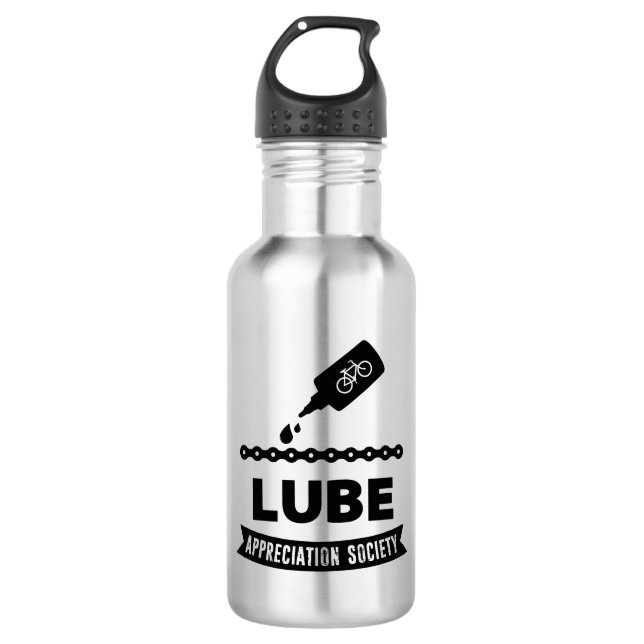 Lube Appreciation Society Cycling Edelstahlflasche (Vorderseite)