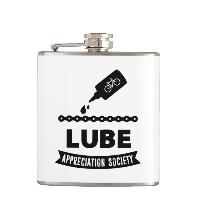 Lube Appreciation Society Cycling Flachmann (Vorderseite)