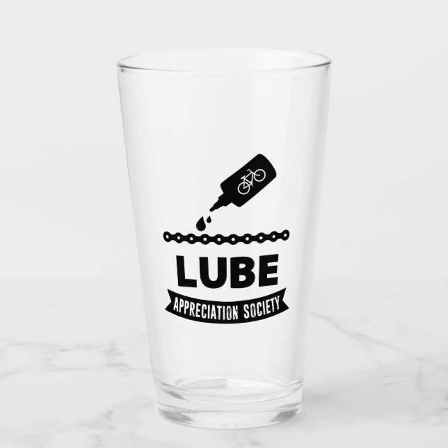 Lube Appreciation Society Cycling Glas (Vorderseite)