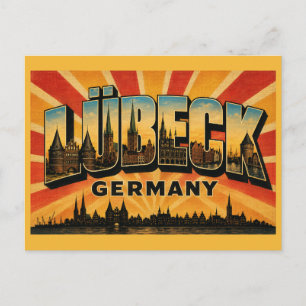 Lübeck Deutschland Holstentor Postkarte