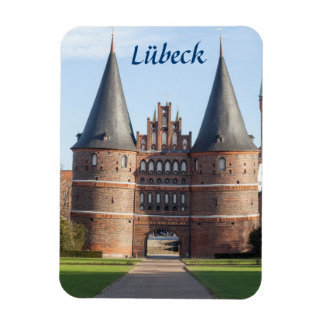 Lübeck Holstentor Gate Foto Magnet