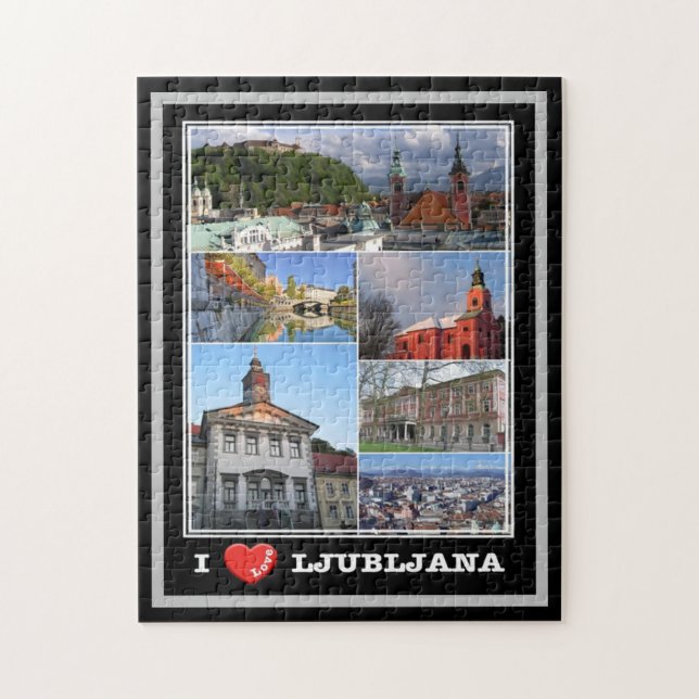 Lubiana - Slowenien - I Liebe - (Vertikal)