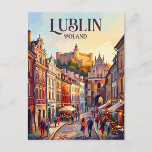 Lublin Polen Postkarte