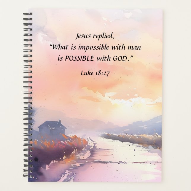 Luc 18:27 Jésus répondit Possible avec la Bible de (Devant)