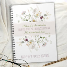 Luc 1:45 Béni est son journal de prière Fleur sauv