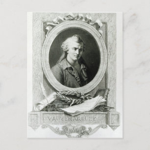 Luc de Clapiers Marquis von Vauvenargues Postkarte