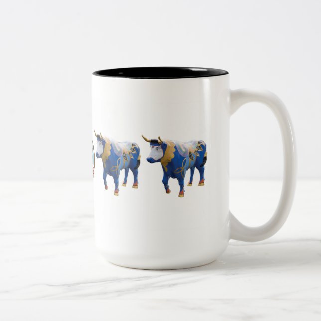 "Luc le boeuf celtique" tasse de 15 onces (Droit)