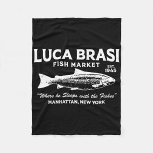 Luca Brasi Fischmarkt Der Pate Est 1945 Fisch Fleecedecke
