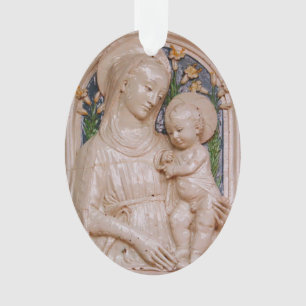 Luca della Robbia Madonna Child and Lilies Art