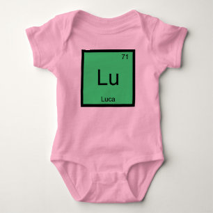 Luca Name Chemie Element Periodensystem Baby Strampler
