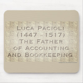 "Luca Pacioli - Der Vater der Rechnungsführung" Mousepad