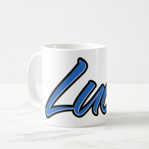 Luca Vorname Name blue Tasse Kaffeetasse