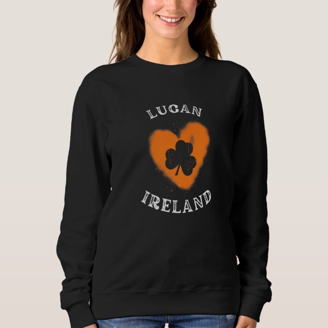 Lucan Dublin Shamrock Gaelic Football and Hurling  Sweatshirt (Vorderseite)