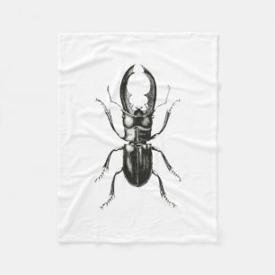 Lucanus Metallicus Käfer Fleecedecke