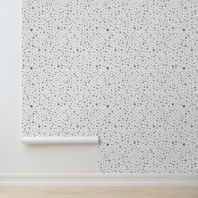 Lucas Confetti Watercolor Dots Tapete (Anwendung)