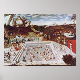Lucas Cranach der Ältere - Der Jungbrunnen Poster