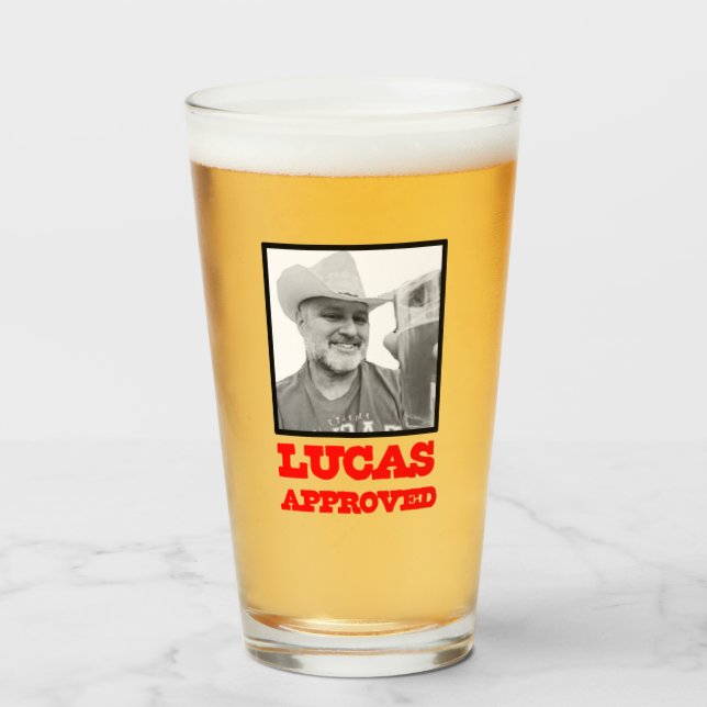 LUCAS GENEHMIGT! GLAS (Vorne (Gefüllt))