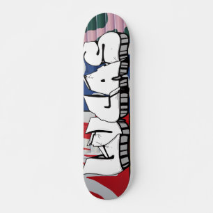 Lucas Graffiti Custom Personalisierte Coole Skateb Skateboard
