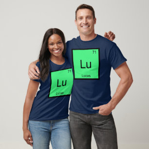 Lucas Name Chemie Element Periodensystem T-Shirt