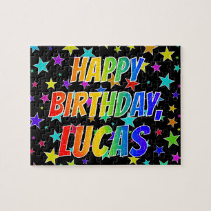"LUCAS" Vorname, Spaß "GLÜCKLICHER BIRTHTAG"