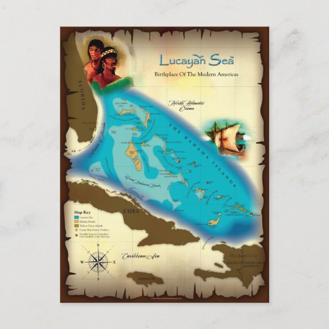 Lucayan Sea Postcard Postkarte (Vorderseite)
