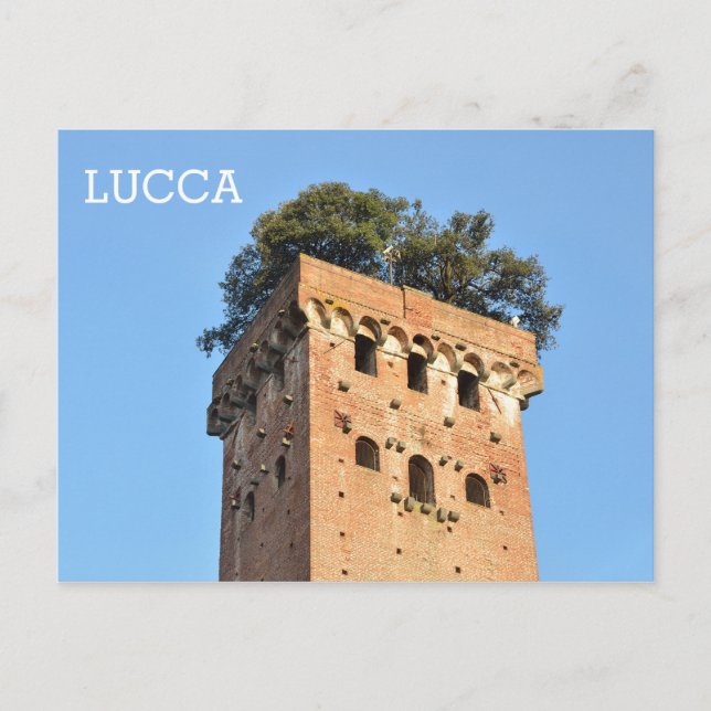 Lucca, Italien Postkarte (Vorderseite)