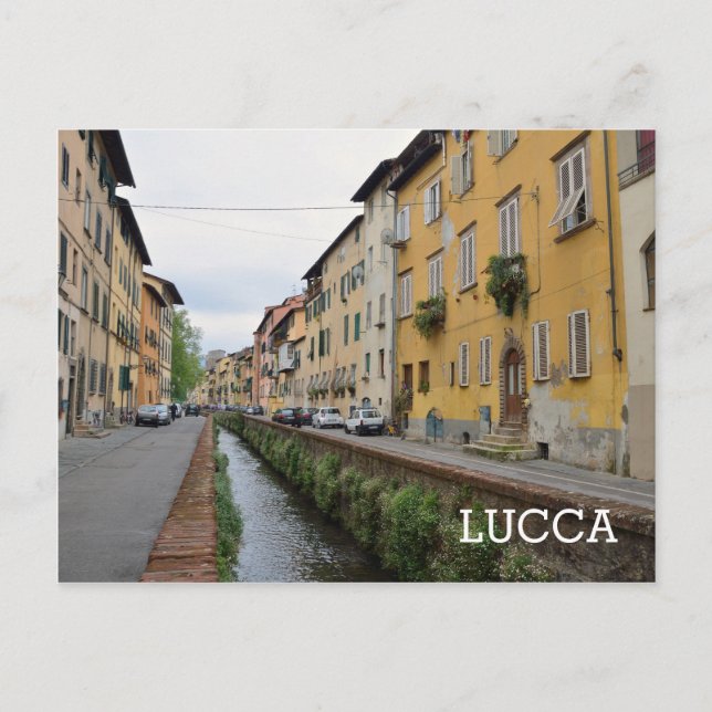 Lucca, Italien Postkarte (Vorderseite)