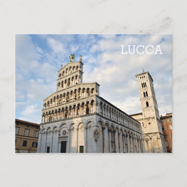 Lucca, Italien Postkarte (Vorderseite)