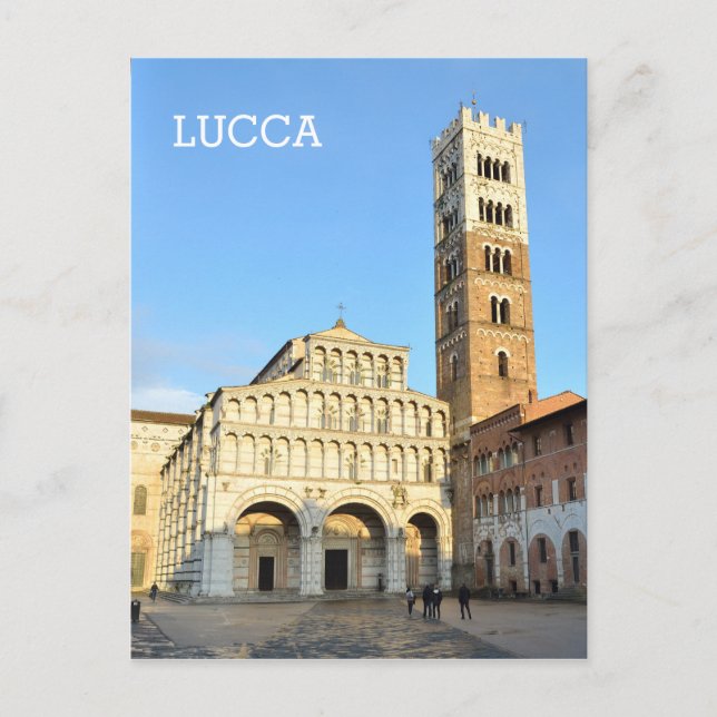 Lucca, Italien Postkarte (Vorderseite)