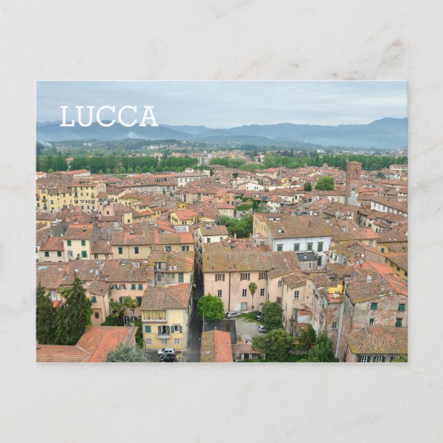 Lucca, Italien Postkarte (Vorderseite)