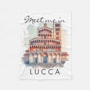 Lucca Italien Reisender Liebhaber Reise Abenteuer Fleecedecke