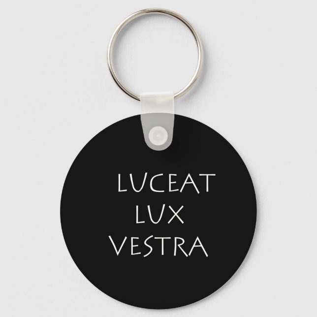 Luceat Lux vestra Schlüsselanhänger (Vorderseite)