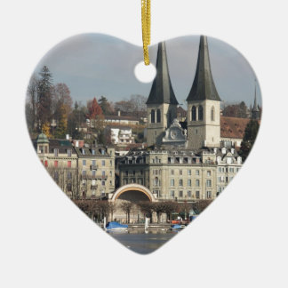 Lucern, die Schweiz Keramik Ornament