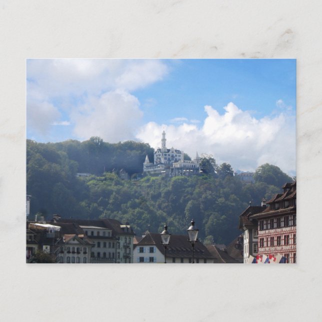 Lucerne Chateaux Gutsch Postcard Postkarte (Vorderseite)
