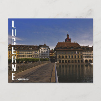 Lucerne old Town Switzerland Postcard Postkarte