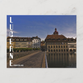 Lucerne old Town Switzerland Postcard Postkarte