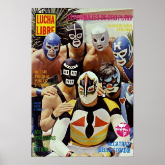 Lucha Libra Group Shot Poster