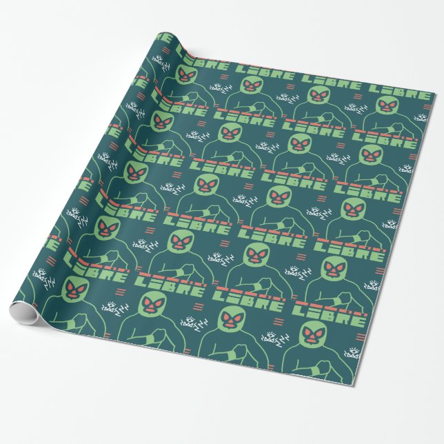 LUCHA LIBRE#120 GESCHENKPAPIER (Ungerollt)