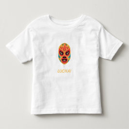 Lucha Libre Cartoon Mask Mexican Culture Art Kleinkind T-shirt