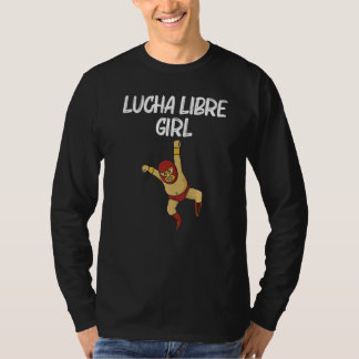 Lucha Libre Designs Mädchen Kinder Mexikanisches W T-Shirt